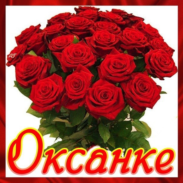 Открытка открытки с именем Оксана  - Букет красных роз: фото открытки | Красивая открытка #1