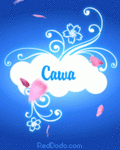 Открытка Открытки с именем Александра - Открытка с именем Cawa на облаке | Красивая открытка #13