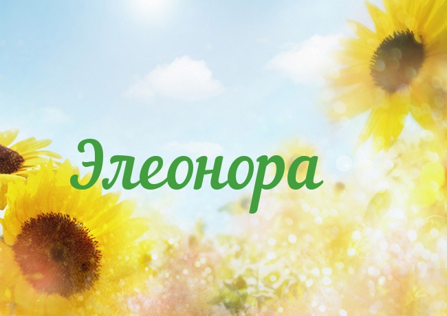 Открытка открытки с именем Элеонора  - Подсолнухи на фоне голубого неба | Красивая открытка #16