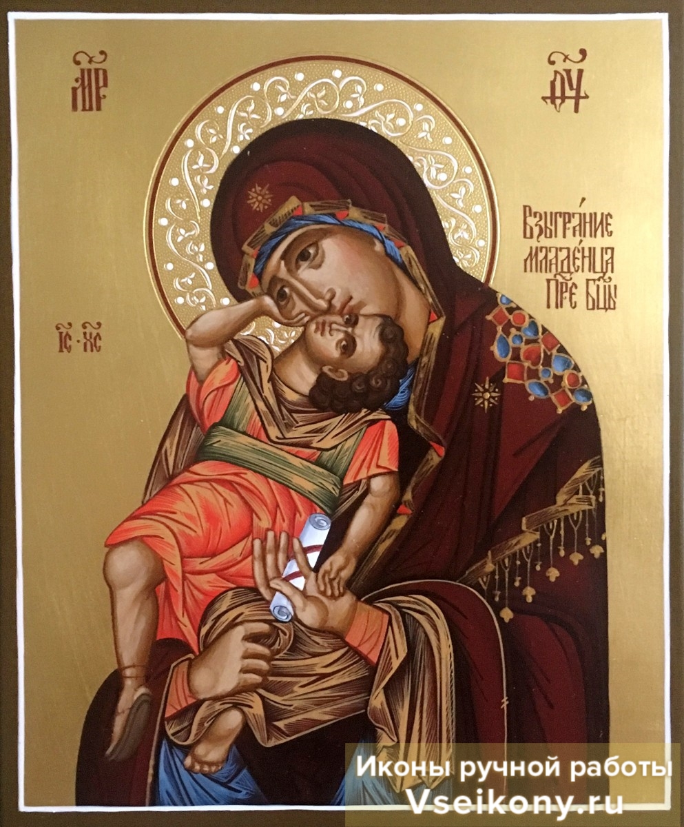 Открытка открытки в честь иконы Божьей Матери "Взыграние младенца" - Икона Божией Матери "Оранта": купить открытку с изображением | Красивая открытка #1