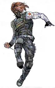 Открытка открытки с Баки  - Открытка с Зимним Солдатом: рисунок супергероя | Красивая открытка #5