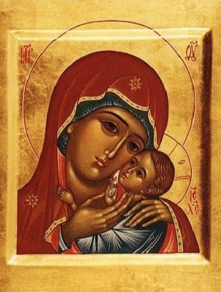 Открытка открытки в честь Еффеской иконы Божьей Матери - Икона Богородицы с Младенцем: Праздничная открытка | Красивая открытка #8