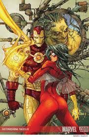 Открытка открытки с Джессикой Дрю - Открытка Marvel: Железный человек и девушка | Красивая открытка #25