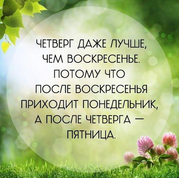 Открытка С четвергом - Открытка с цветами и зеленью | Красивая открытка #48