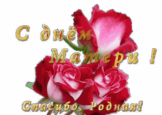 Открытка День матери - Букет красных роз: С днем рождения! | Красивая открытка #73