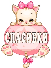 Открытка Благодарность - Открытка с котенком в розовой шапочке | Красивая открытка #48
