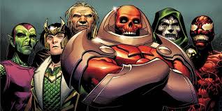 Открытка Открытки с красным черепом  - Суперзлодеи Marvel: Открытка с Таносом и Компанией | Красивая открытка #24