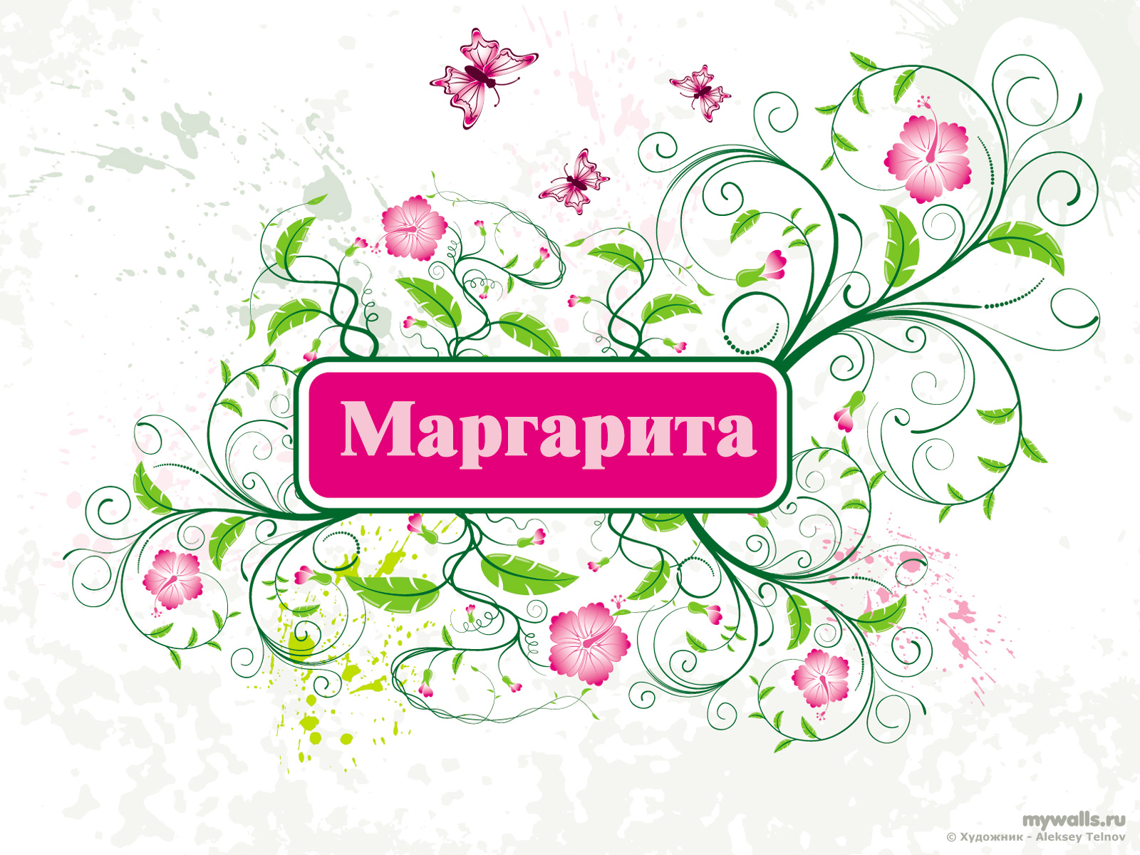 Открытка открытки с именем Маргарита  - Открытка с именем Маргита. Растения, цветы, зелень. | Красивая открытка #13