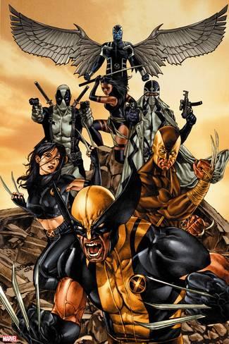 Открытка открытки с Икс-23 - Открытка с Росомахой и командой X-Men | Красивая открытка #15