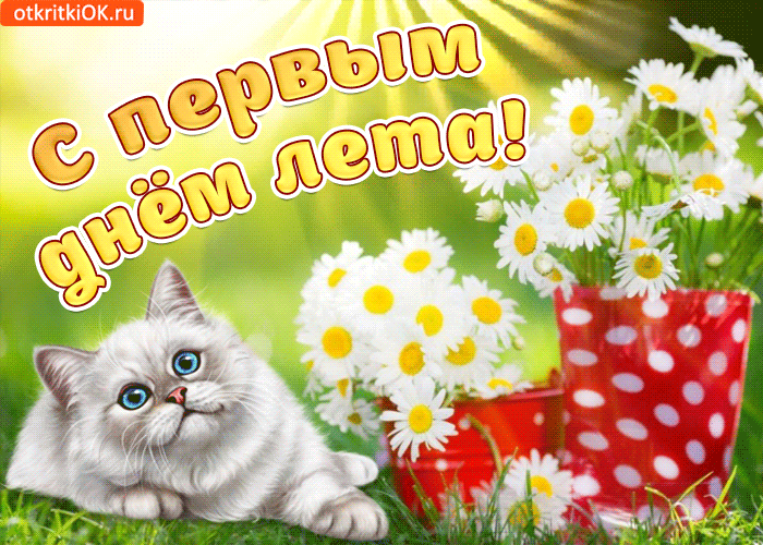 Открытка С первым днём лета - откритиok.ru | Красивая открытка #89