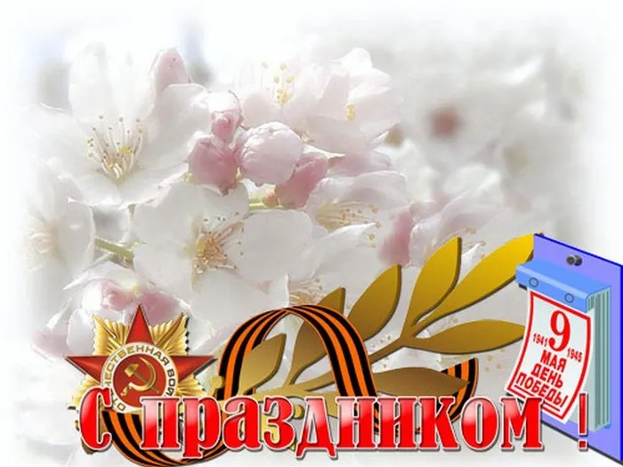 Открытка 9 мая - Поздравительная открытка ко Дню Победы 9 мая 1945 | Красивая открытка #36