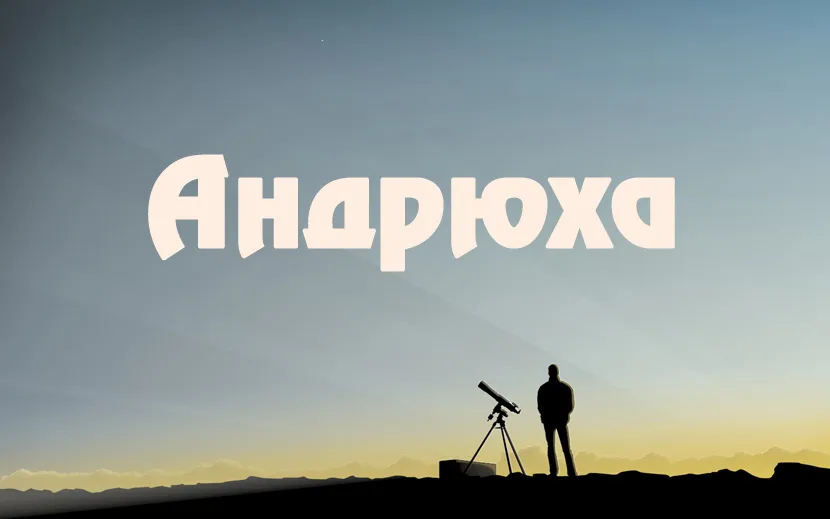 Открытка открытки с именем Андрей - Открытка с силуэтом на фоне заката | Красивая открытка #132
