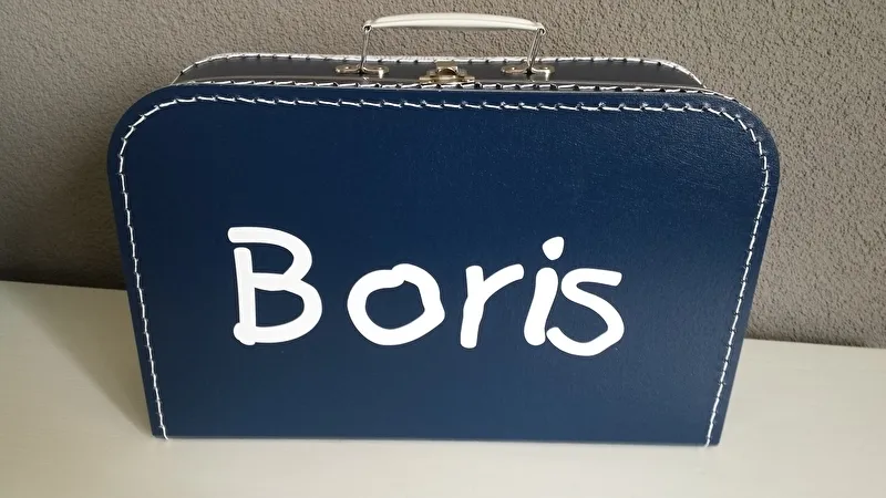 Открытка открытки с именем Борис - Синяя открытка с надписью "Boris" | Красивая открытка #165