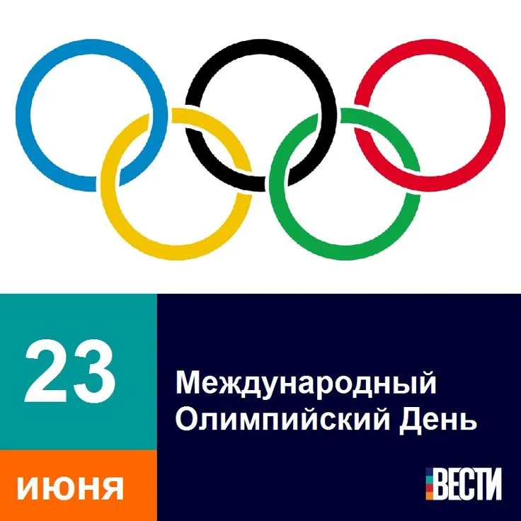 Открытка Международный Олимпийский день - Международный Олимпийский День: открытка с символикой | Красивая открытка #5