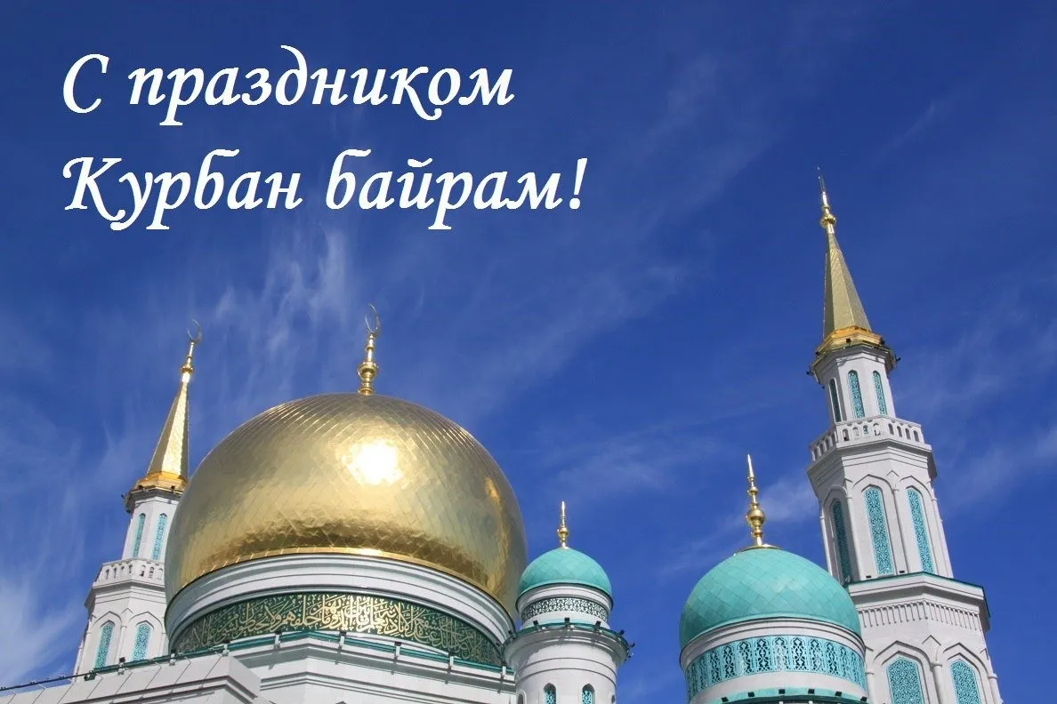 Открытка Курбан Байрам - Курбан-байрам: поздравления с праздником | Красивая открытка #52