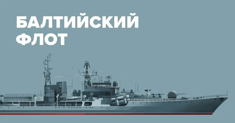 Открытка День Балтийского флота ВМФ РФ - Открытка с военным кораблем - поздравительная | Красивая открытка #30