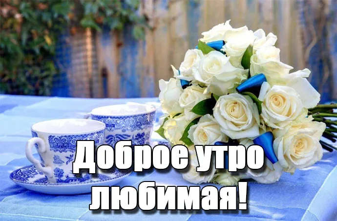 Открытка Открытки с добрым утром любимая - Доброе утро, любимая! | Красивая открытка #30