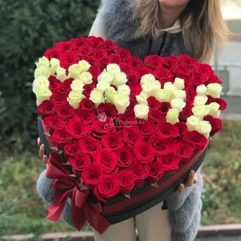 Открытка Для мамы - Открытка с розами в форме сердца - купить в Алматы | Красивая открытка #38