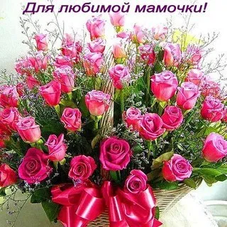 Открытка Для мамы - Букет роз: Нежные розы для мамы  Открытка с цветами | Красивая открытка #14
