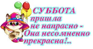 Открытка Открытки на субботу - Котенок в шляпе с шариками - открытка | Красивая открытка #98