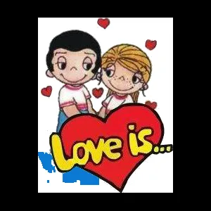 Открытка Love is - Открытка с влюбленной парой | Красивая открытка #15