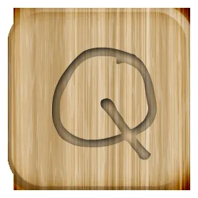 Открытка Символы - Открытка с изображением буквы "Q" | Красивая открытка #101