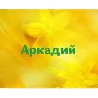 Открытка открытки с именем Аркадий  - Яркая открытка с желтыми цветами | Красивая открытка #171