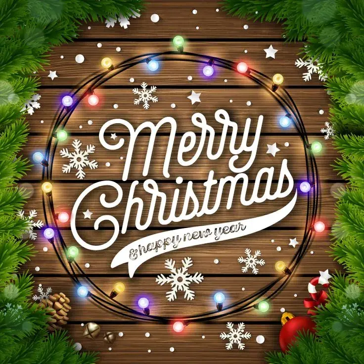 Открытка Merry Christmas - С Новым годом! Merry Christmas | Красивая открытка #26