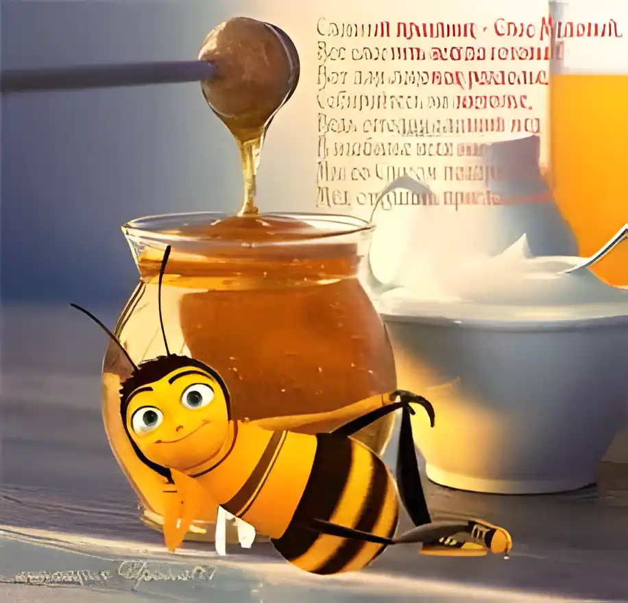 Открытка Открытки с Медовым Спасом - Открытка с пчелкой и медом. Поздравления! | Красивая открытка #44