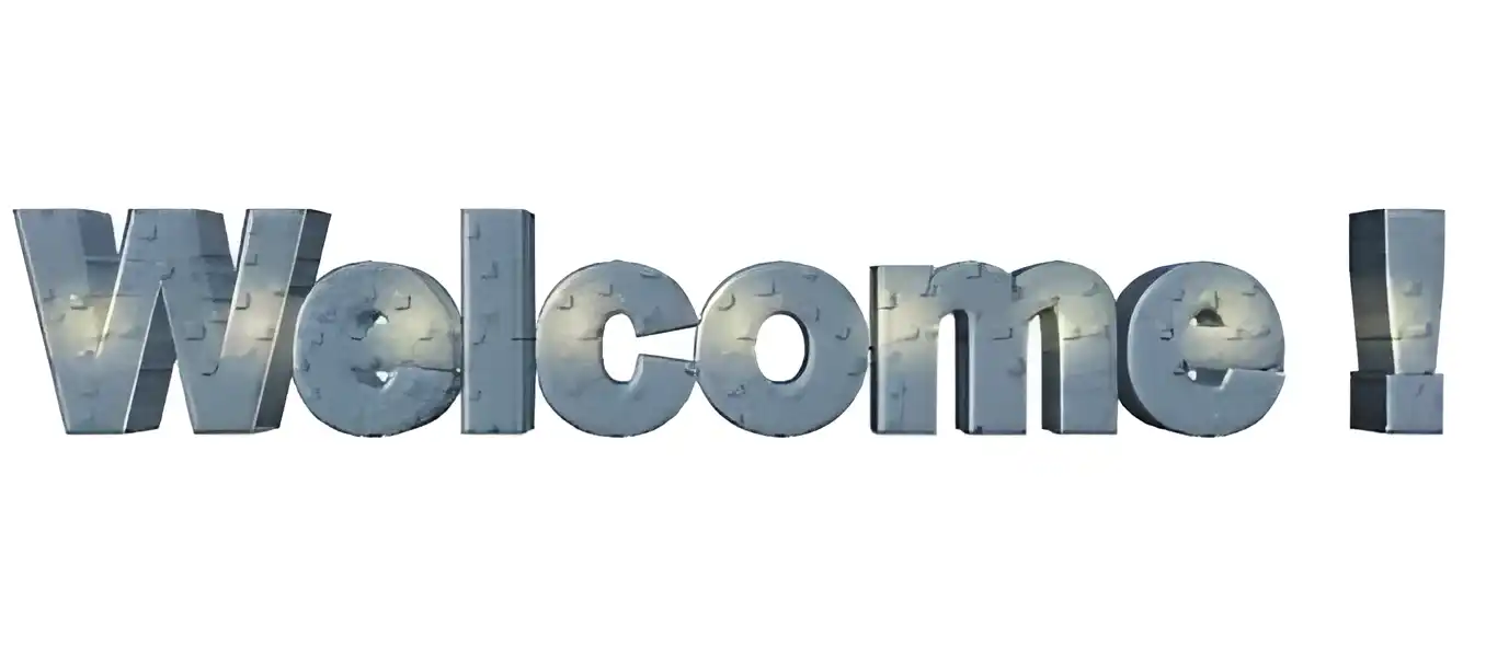 Открытка Открытки добро пожаловать - Объёмные надписи "Welcome" | Красивая открытка #71