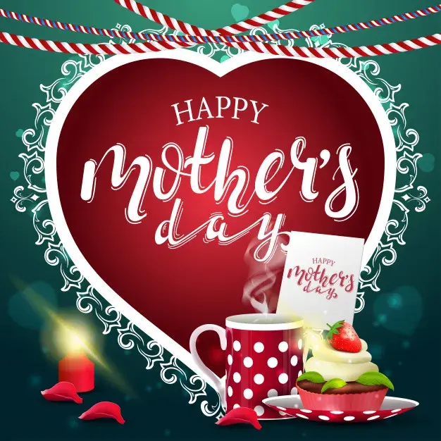 Открытка С днем матери - Открытка с надписью "Happy Mother's Day" | Красивая открытка #146