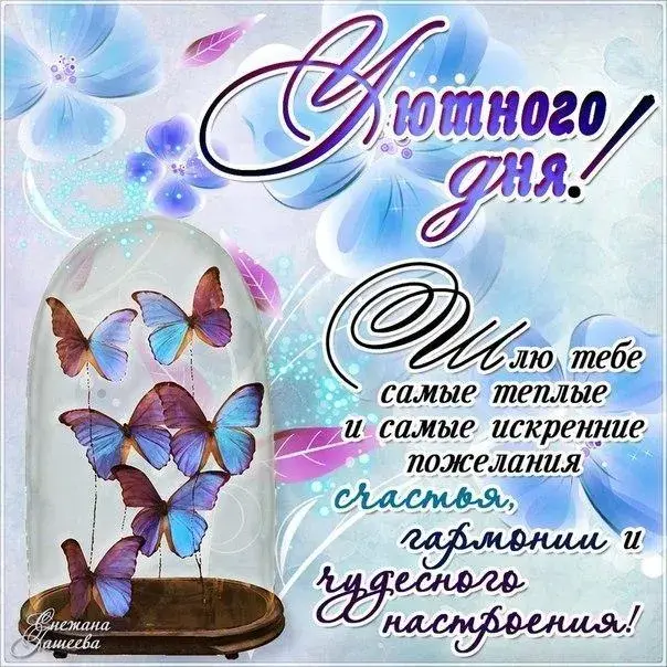 Открытка добрый день - Открытка с бабочками: С днем рождения! | Красивая открытка #17